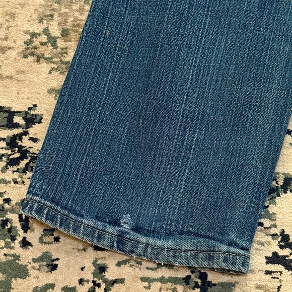 Vintage Lee Relaxed Straight Leg Jeans Womens Size 8S Y2K 90s Grunge Streetwear - Picture 5 of 7